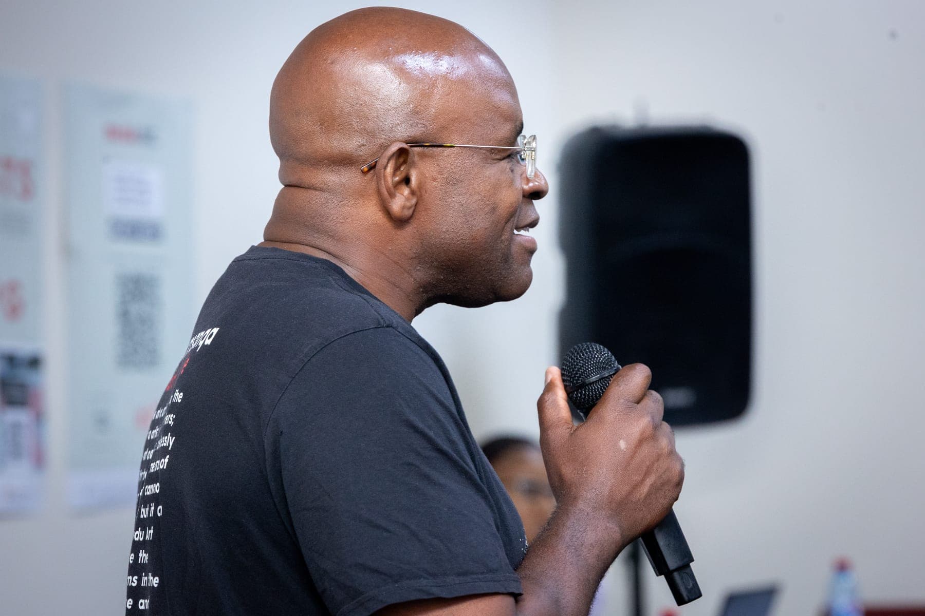 Visual artist at a provincial mapping workshop